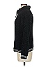Rachel Zoe 100% Polyester Tweed Black Turtleneck Sweater Size M - photo 5