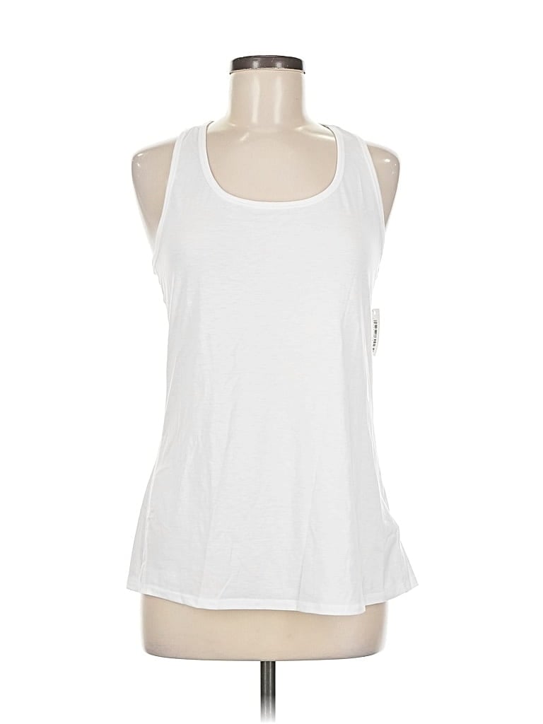 Pre-owned Amazon Essentials Tank Top White Halter Neckline Tops