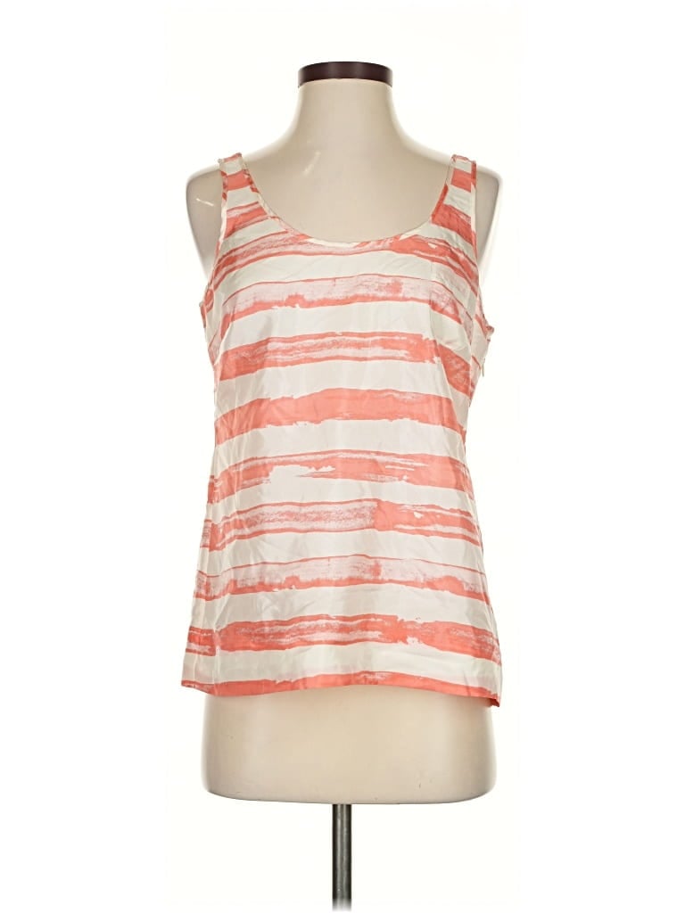 J.crew Factory Store Sleeveless Top Orange Scoop Neck Tops