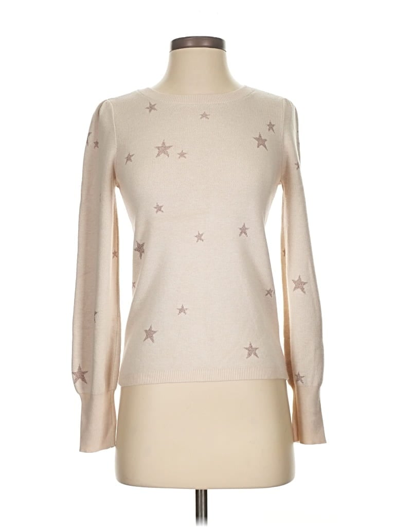 ANN TAYLOR Pre-owned Pullover Sweater In White