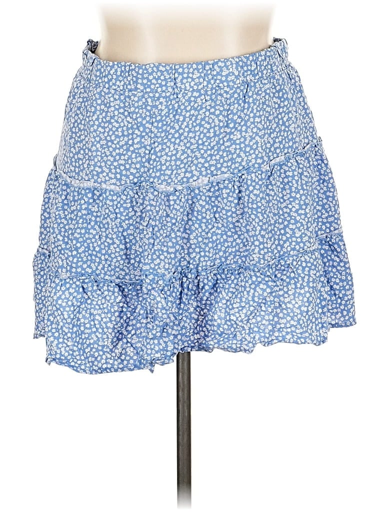 Pre-owned Wild Fable Casual Skirt In Blue