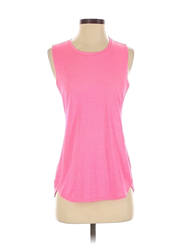 Pre-owned Lululemon Athletica Sleeveless T-shirt In Pink