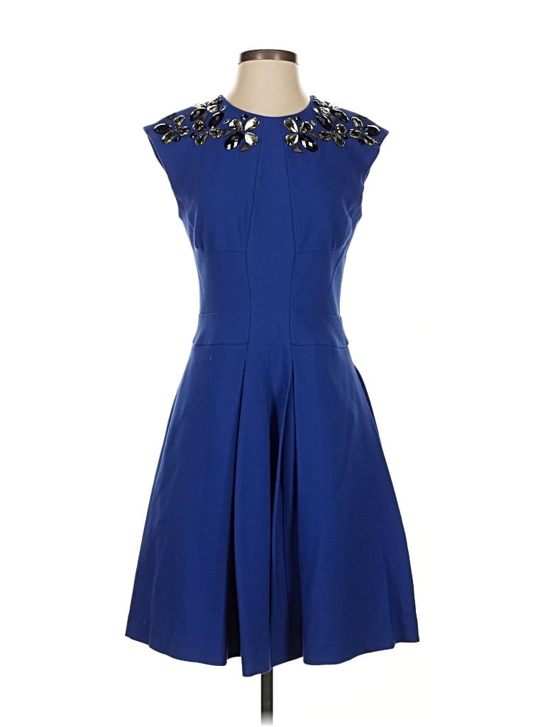 Pre-owned Tracy Reese Cocktail Dress In Blue