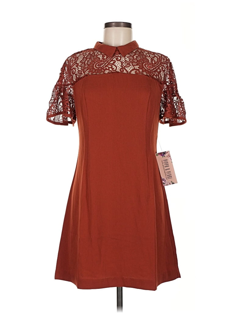 Pre-owned Endless Rose Cocktail Dress In Burgundy