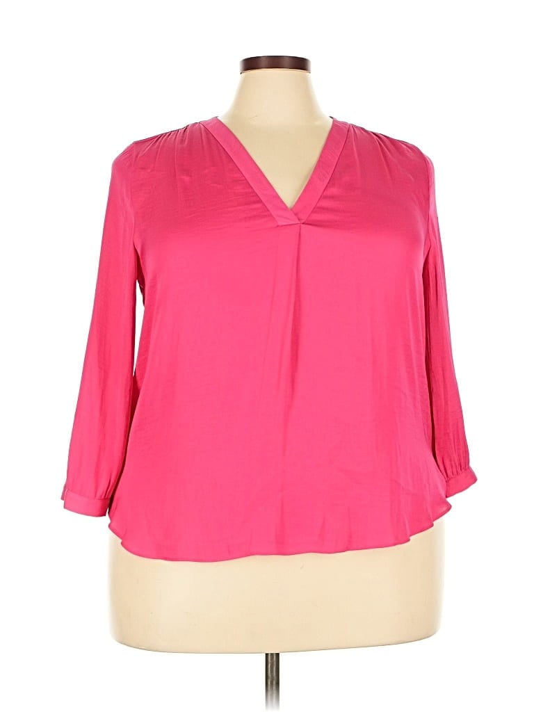 VINCE CAMUTO Pre-owned 3/4 Sleeve Blouse In Pink