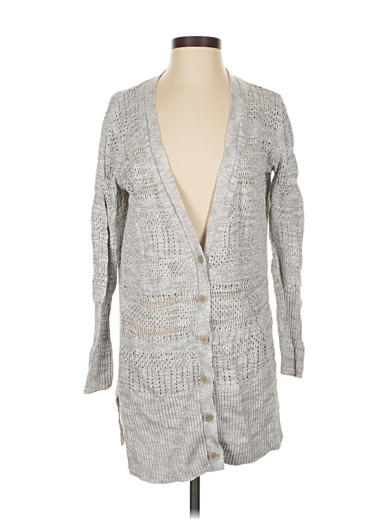 BANANA REPUBLIC Pre-owned Cardigan Sweater In Gray