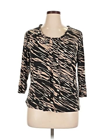 Dana Buchman 3/4 Sleeve Top (view 1)