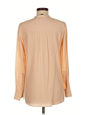 Vince. Long Sleeve Silk Top (view 2)