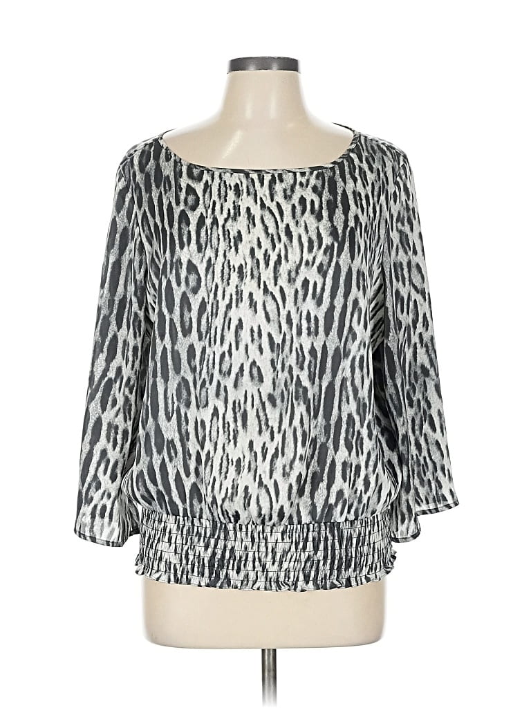 MICHAEL MICHAEL KORS Pre-owned 3/4 Sleeve Blouse In Silver