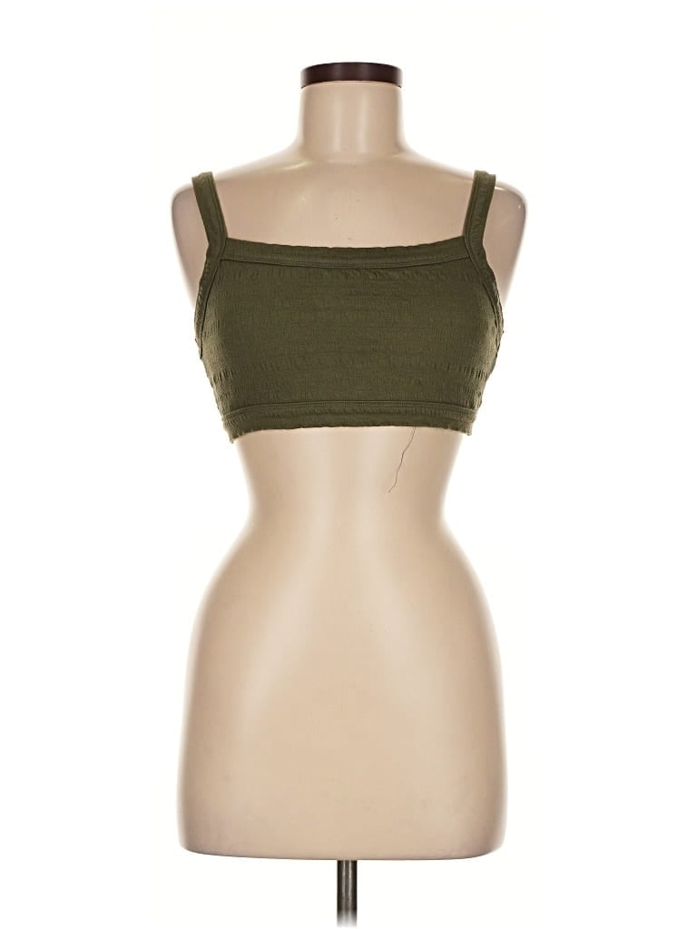 AMERICAN EAGLE OUTFITTERS Pre-owned Tank Top Green Strapless Neckline Tops