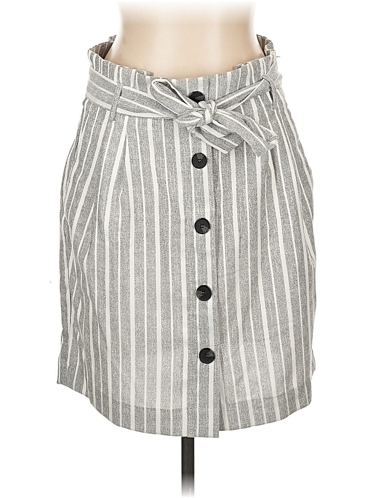 H&M Pre-owned Casual Skirt In Gray
