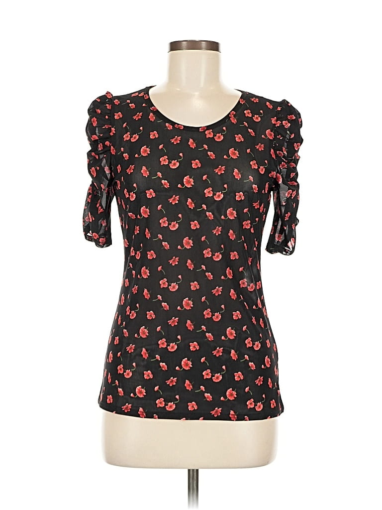 Pre-owned Assorted Brands Short Sleeve T-shirt In Black