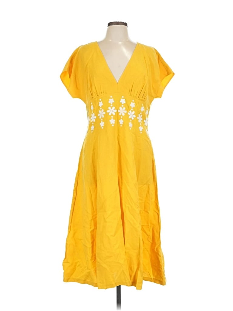 Pre-owned Kate Spade New York Casual Dress In Yellow
