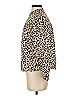 J.Crew Animal Print Tan Long Sleeve Blouse Size XXS - photo 5