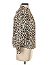 J.Crew Animal Print Tan Long Sleeve Blouse Size XXS - photo 4