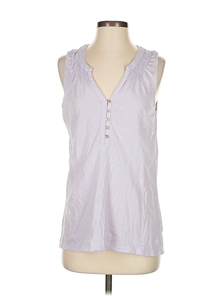Pre-owned Lilly Pulitzer Sleeveless Blouse In Purple