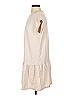 Unbranded Solid Ivory Casual Dress Size S - photo 5