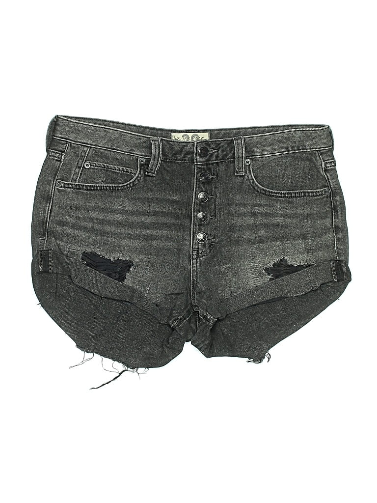 Pre-owned We The Free Denim Shorts In Gray