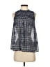Lucky Brand 100% Polyester Blue Sleeveless Blouse Size XS - photo 1