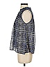 Lucky Brand 100% Polyester Blue Sleeveless Blouse Size XS - photo 5