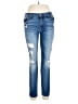 7 For All Mankind Hearts Blue Jeans Size 31 waist - photo 1