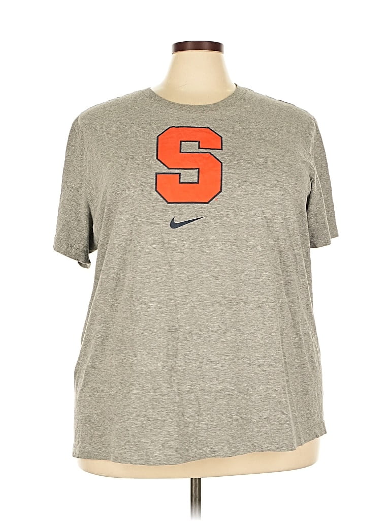 NIKE Pre-owned Short Sleeve T-shirt In Gray
