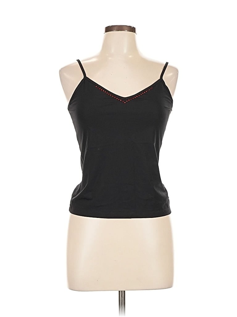 EXPRESS Pre-owned Tank Top Black Halter Neckline Tops