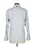 Rag & Bone 100% Cotton Checkered-gingham Blue Long Sleeve Button-Down Shirt Size M - photo 2