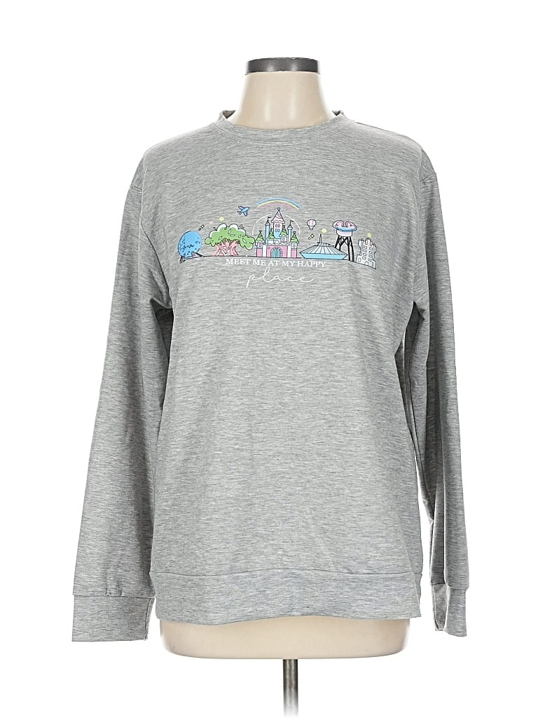 Pre-owned Unbranded Sweatshirt In Gray