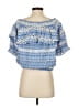 Love Sam 100% Cotton Blue Short Sleeve Blouse Size S - photo 2