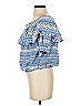 Love Sam 100% Cotton Blue Short Sleeve Blouse Size S - photo 5