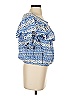 Love Sam 100% Cotton Blue Short Sleeve Blouse Size S - photo 4