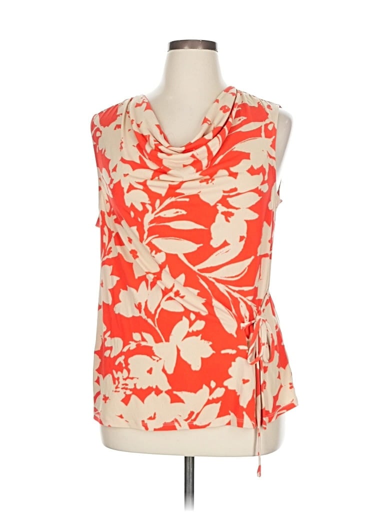 VINCE CAMUTO Pre-owned Sleeveless Blouse In Orange