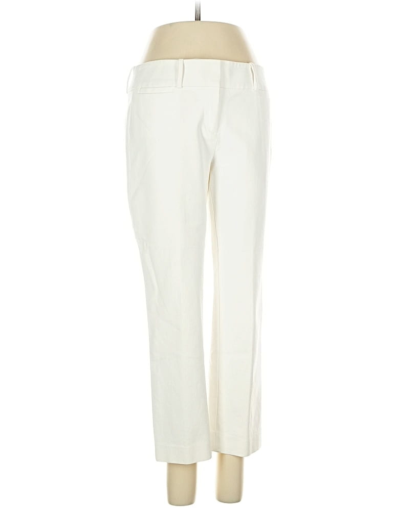 Pre-owned Ann Taylor Loft Dress Pants In White