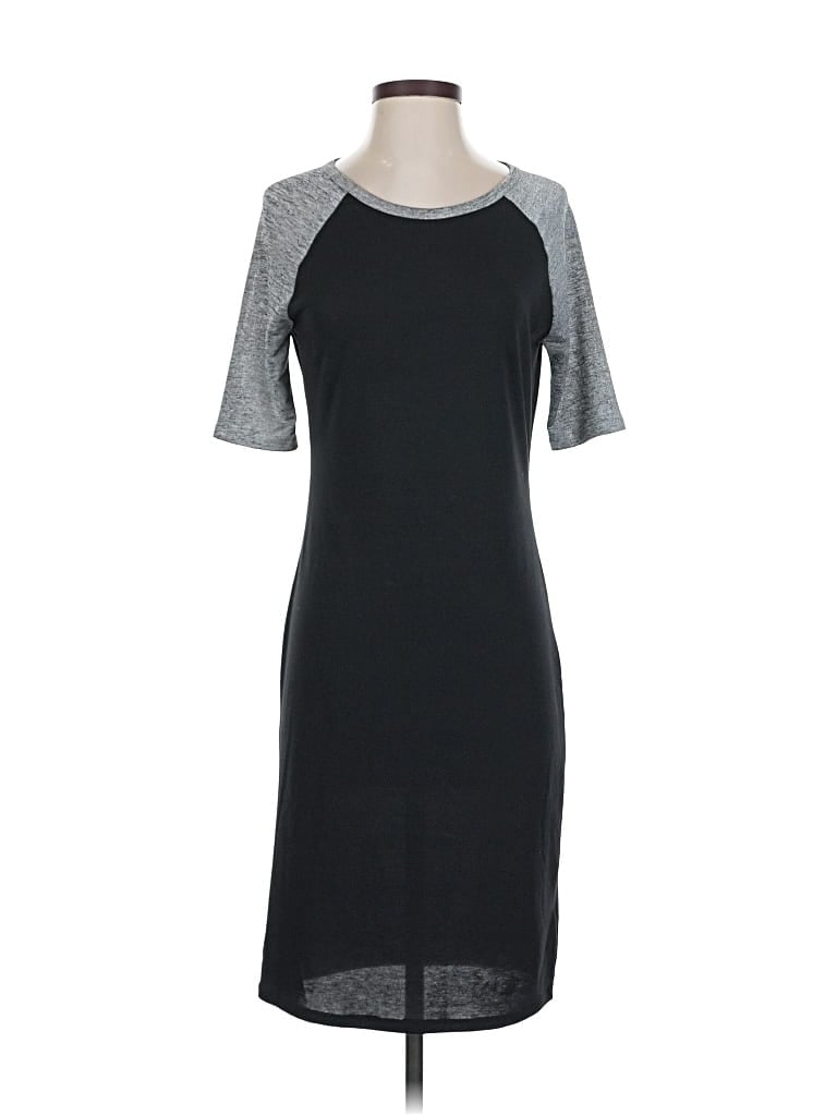 Pre-owned Lularoe Casual Dress In Gray