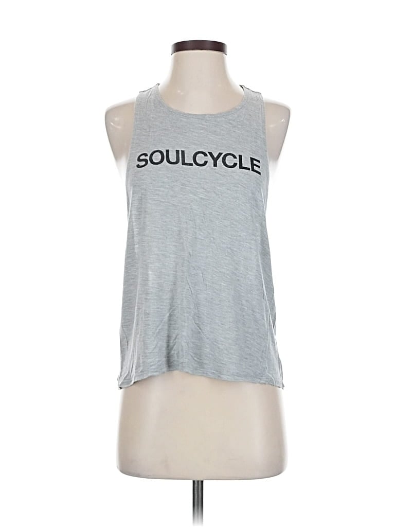 Pre-owned Soulcycle Sleeveless T-shirt In Gray