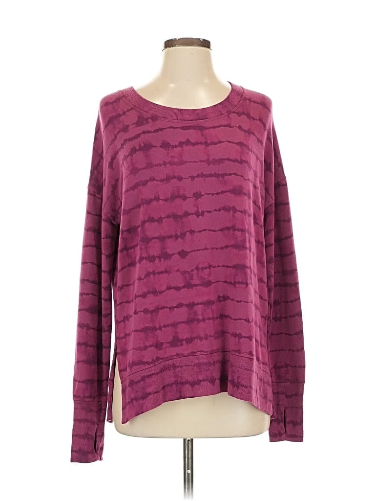 ATHLETA Pre-owned Pullover Sweater In Burgundy