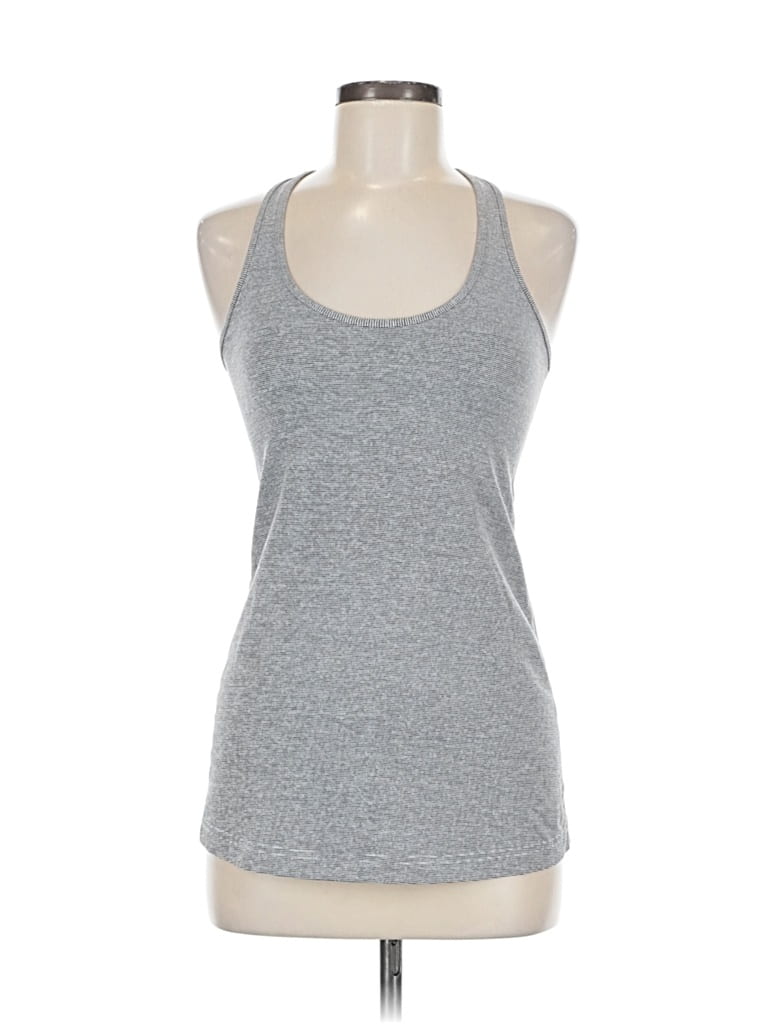 Pre-owned Lululemon Athletica Active Tank Top In Gray