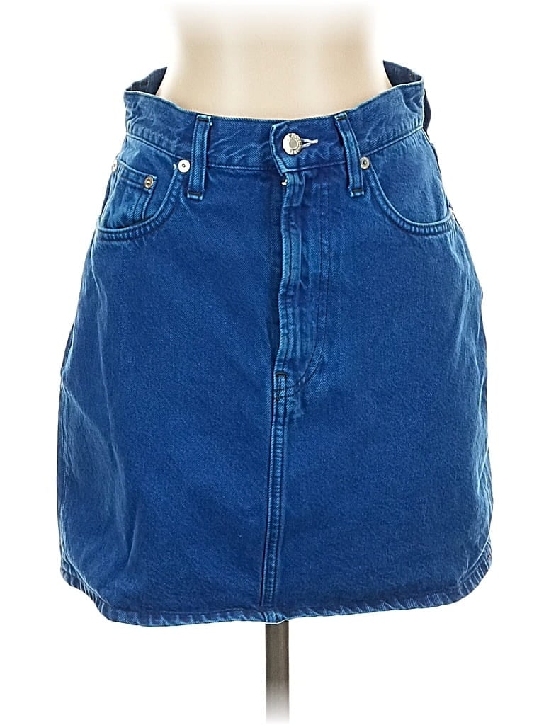 Pre-owned Helmut Lang Denim Skirt In Blue