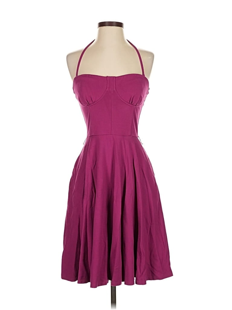 Pre-owned Bebe Cocktail Dress In Purple