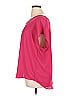 Torrid 100% Polyester Pink Short Sleeve Blouse Size 1X Plus (1) - photo 5