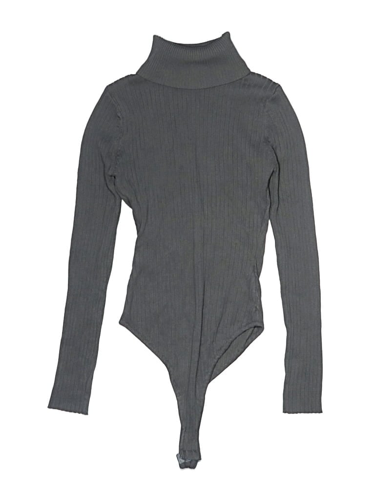 FASHION NOVA Pre-owned Bodysuit In Gray