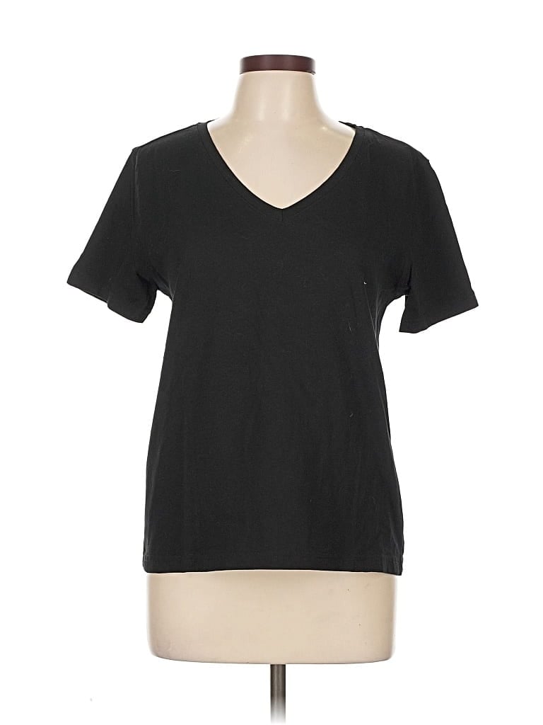 Pre-owned Mng Short Sleeve T-shirt In Black