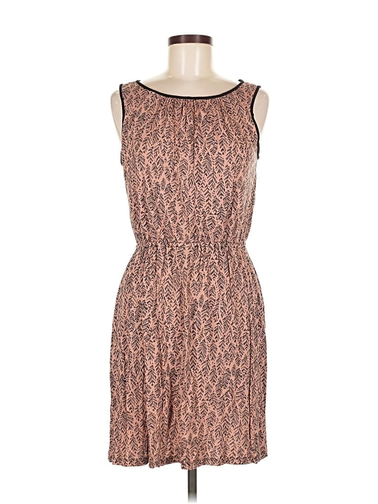 Pre-owned Ann Taylor Loft Cocktail Dress In Brown