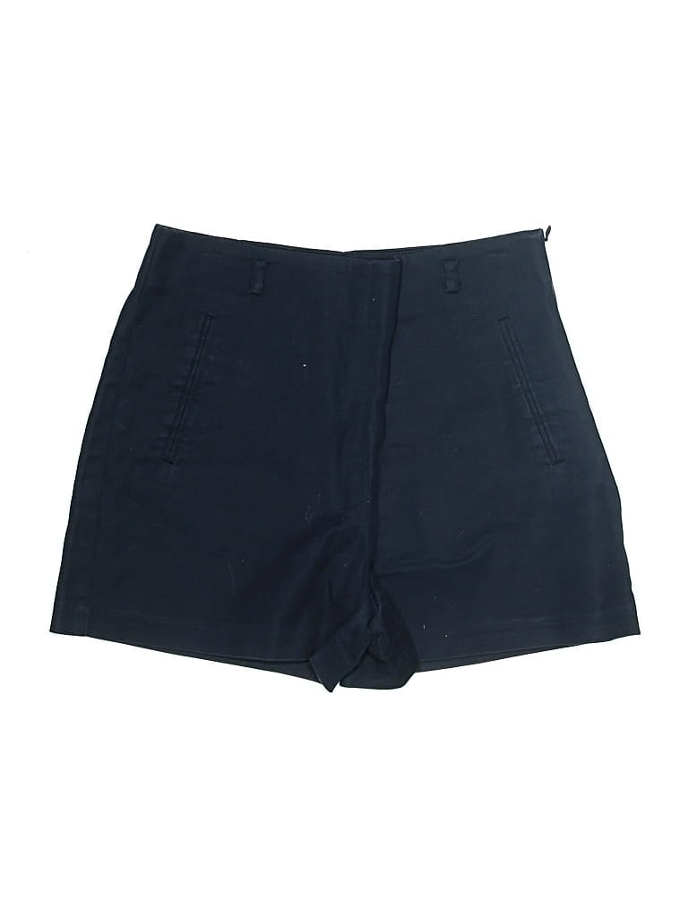 Pre-owned Zara Basic Shorts In Blue