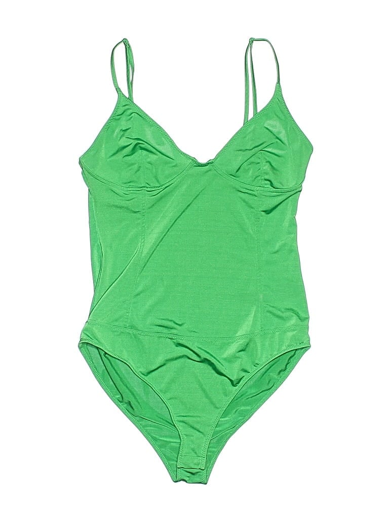 Pre-owned Zara W&b Collection Bodysuit In Green
