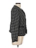 Max Studio 100% Polyester Houndstooth Black Blazer Size L - photo 4