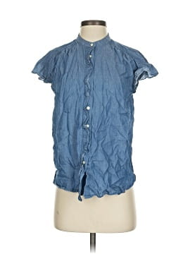 Ann Taylor Loft Short Sleeve Button Down Shirt