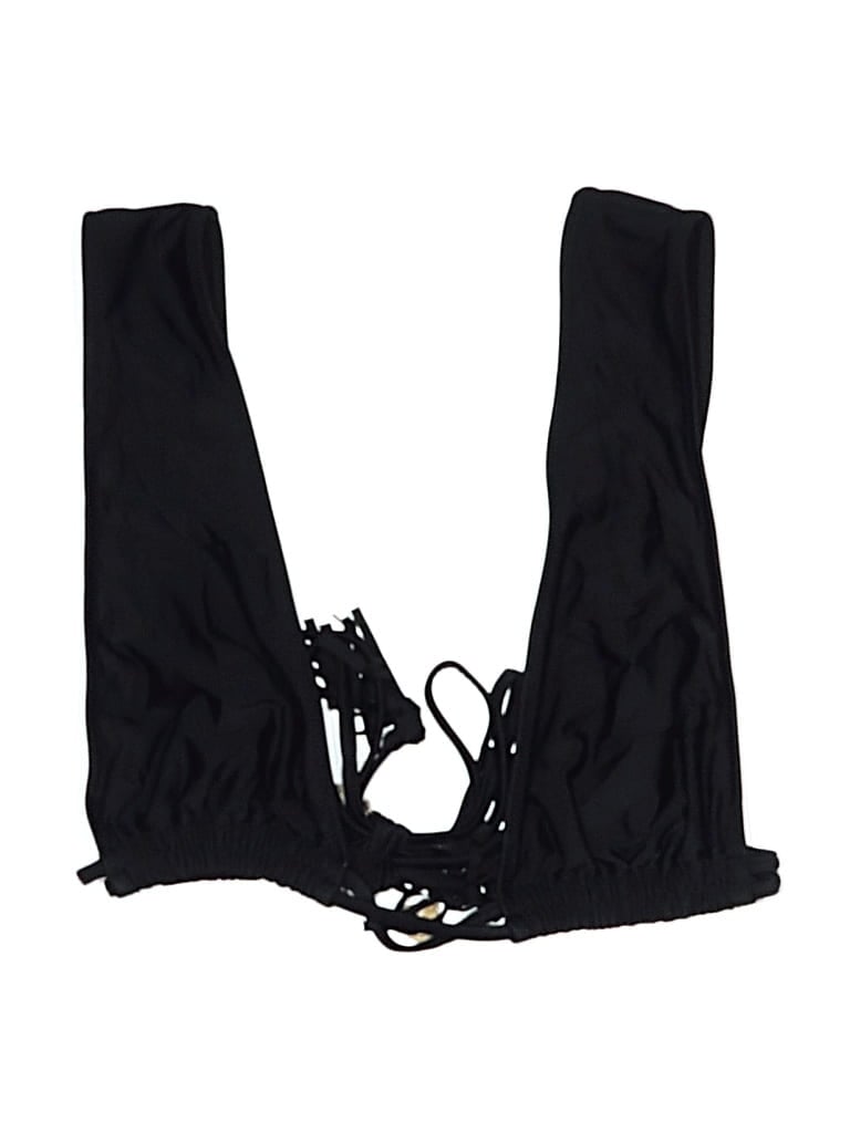 Pre-owned Aerie Swimsuit Top Black Swimwear