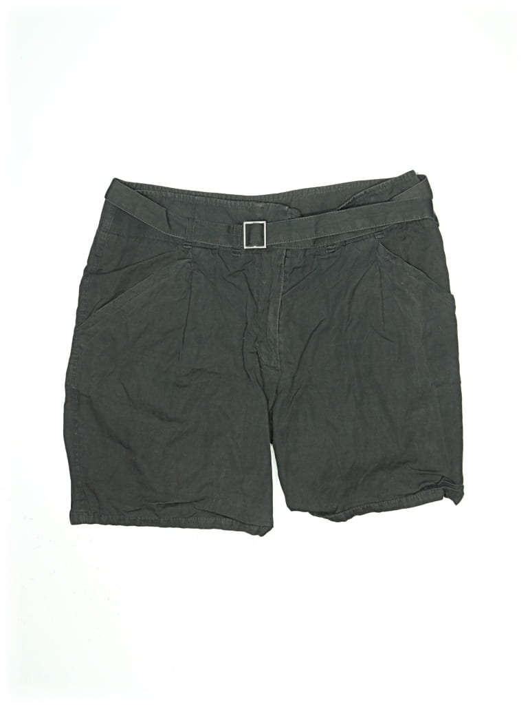 Pre-owned Max Azria Khaki Shorts In Gray